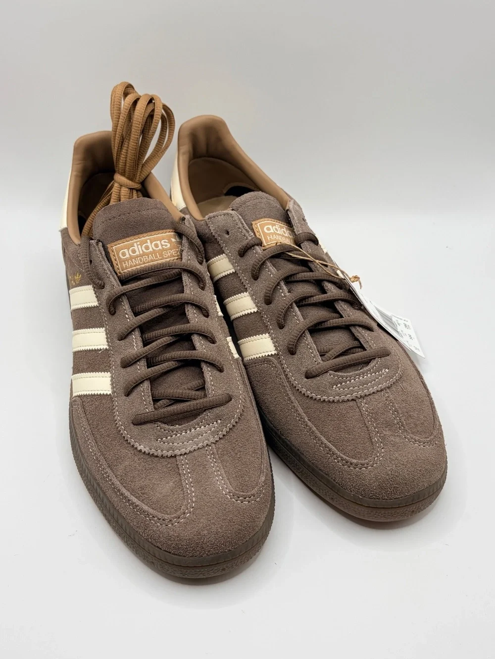 Adidas Handball Spezial sneakers in Earth Strata, Wonder White and Gum 12 Men_2